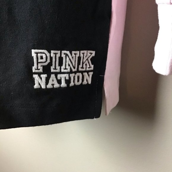 PINK Nation Rugby Color Block Top - Picture 4 of 6